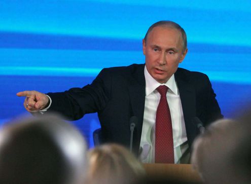 Владимир Путин отвечает на вопросы журналистов