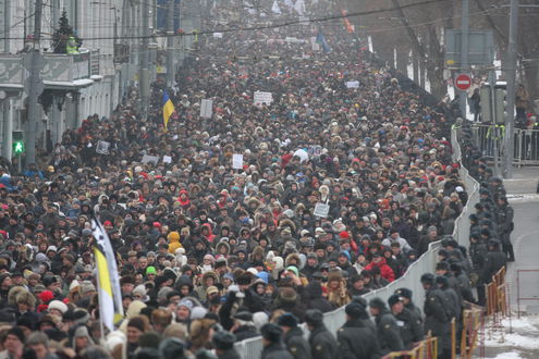 "Марш против подлецов" собрал около 9,5 тысяч человек