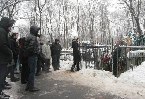 В Москве похоронен Максим Кольцов, погибший после драки с кавказцами