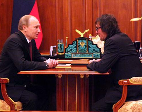 Владимир Путин поздравил Юрия Башмета с юбилеем