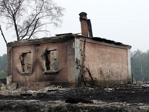 В Подмосковье в пожарах гибнут деревни и люди