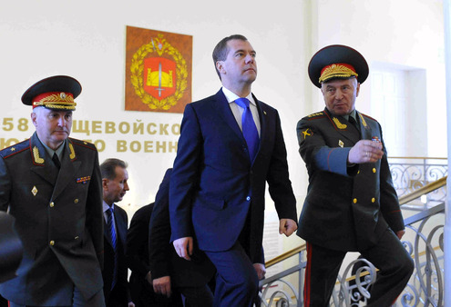 Медведев во Владикавказе
