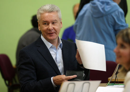 Сергей Собянин проголосовал на выборах мэра столицы