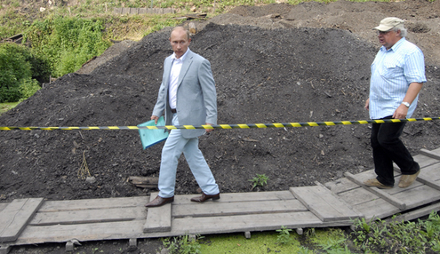 Путин “переквалифицировался” в археолога