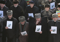 Кадыров на митинге в Грозном: "О какой свободе слова они говорят?"