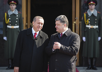 Что президент Турции Эрдоган привез в Киев президенту Порошенко?