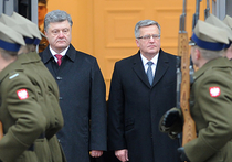 Коморовский пообещал Порошенко вооружение и подписал закон о ратификации Польшей ассоциации Украина-ЕС