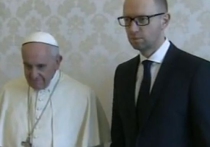 Яценюк экстренно прервал визит в Ватикан из-за ситуации на Украине