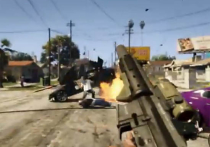 В обновлённом выпуске игры GTA V сделан вид от первого лица