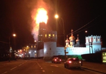 В Москве сгорела колокольня Новодевичьего монастыря