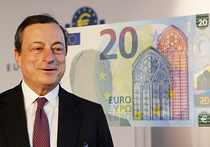 Европейский центробанк презентовал новую купюру в 20 евро с греческим «акцентом»