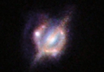 Получен самый лучший снимок столкновения двух галактик