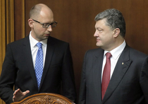 Яценюк согласился на коалицию с партией Порошенко