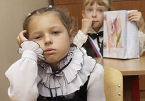 Четверть российских школ работают в две смены