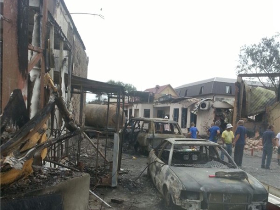 8 августа на АЗС EXXON произошла утечка газа, что привело к возгоранию и последующему взрыву