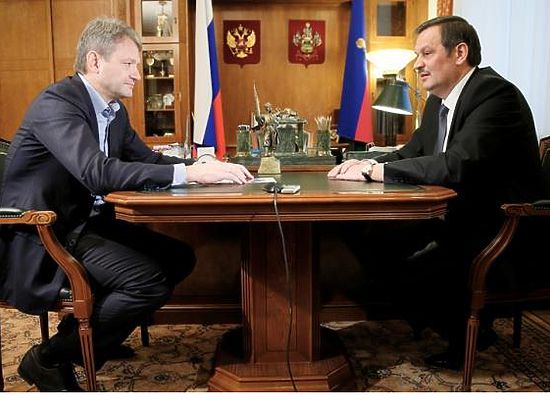 Александр Ткачев провел рабочую встречу с заместителем премьер-министра республики Анатолием Калининым