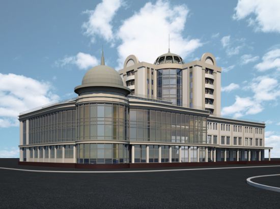 В Барнауле завершается строительство нового культурно-делового центра