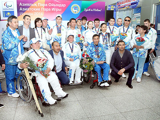 Казахстанские паралимпийцы удивили всю Азию и числом, и духом, и умением