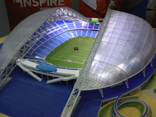 Эксперты ФИФА высоко оценили стадион «Фишт»