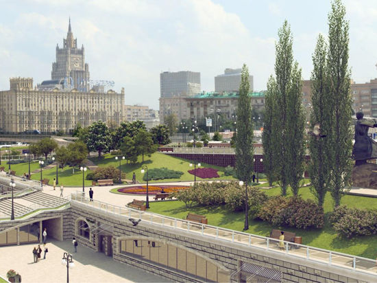 Архитекторы  рады  насытить зеленью всю Москву, но корням растений просто негде зацепиться
