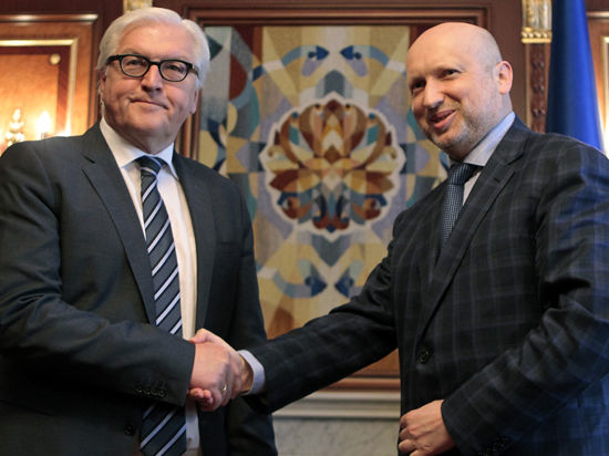 Глава МИД Украины Андрей Дещица прибывает в Берлин