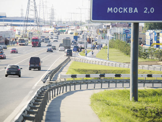 До 2018 года количество полос на основных трассах Новой Москвы увеличится в два раза