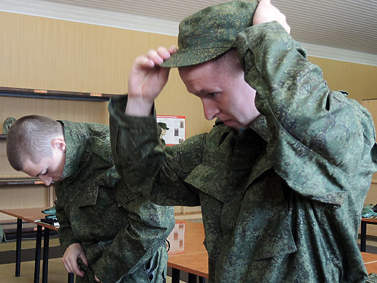 Это к месту дислокации ехали российские призывники