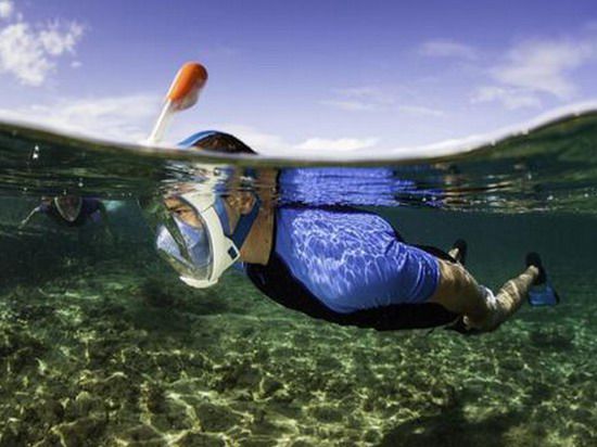 Новая маска, разработанная во Франции, радикально расширяет возможности подводного плавания