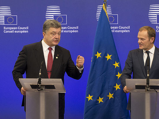 Президент Украины попросил безвизового въезда в ЕС и продолжения давления на РФ в случае провала мирного плана