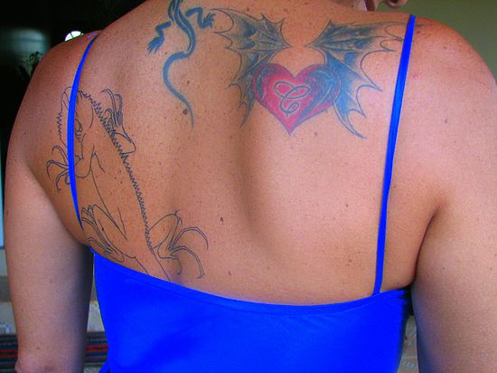 татуировки голых телок
