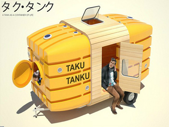 Taku Tanku рассчитан на размещение двух-трёх человек