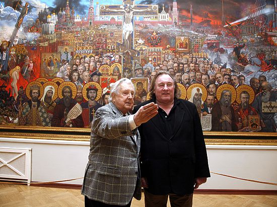 Знаменитый артист посетил галерею великого художника