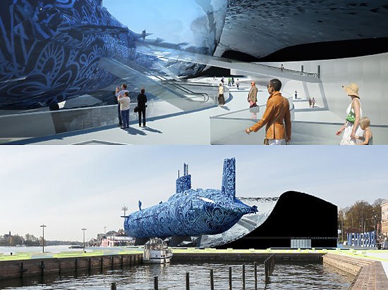 Такое будущее столичные архитекторы прочат советскому крейсеру «Акула»