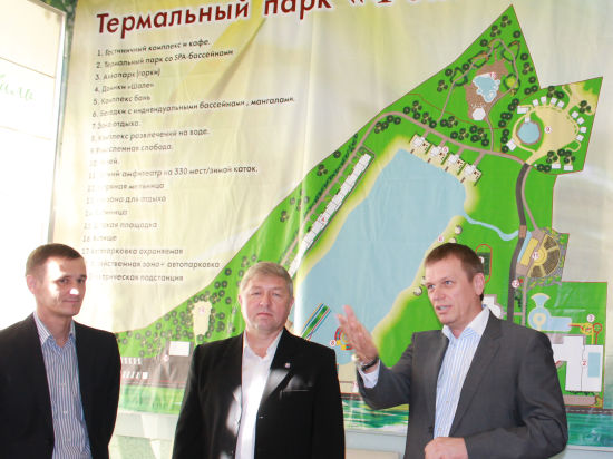 В Ялуторовском районе началось возведение уникального термального парка