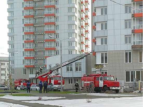 Загорелась свечка нового общежития Сибирского федерального университета