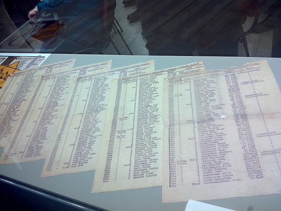 Одна из копий легендарного документа была показана в Центральном музее ВОВ 