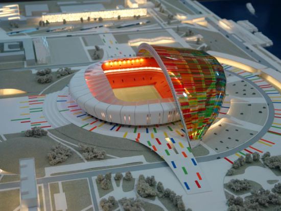 Новый стадион "Победа" будет уникальным спортивным сооружением