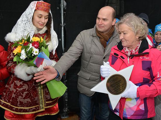 На олимпийском курорте «Роза Хутор» прошла церемония закладки Аллеи олимпийских чемпионов