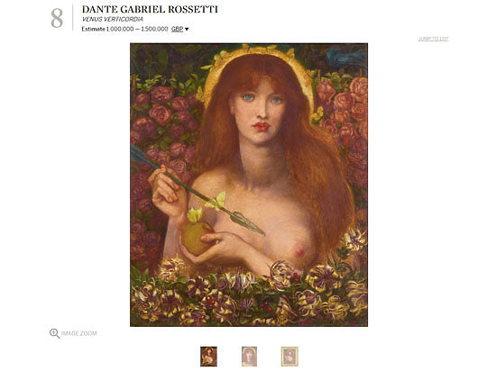 Картину Данте Габриэля Россетти оценили в £1-1,5 миллиона