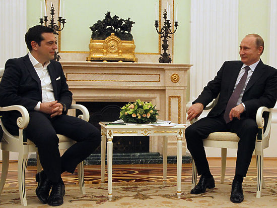 Российский президент поручил властям подумать, как увеличить товарооборот с Грецией
