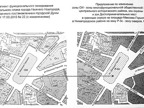 Горького нижний новгород карта