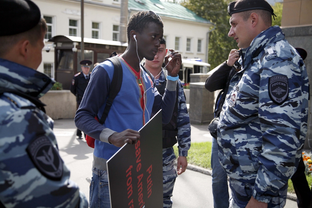 Чернокожие студенты вышли на митинг с неожиданной просьбой к Путину