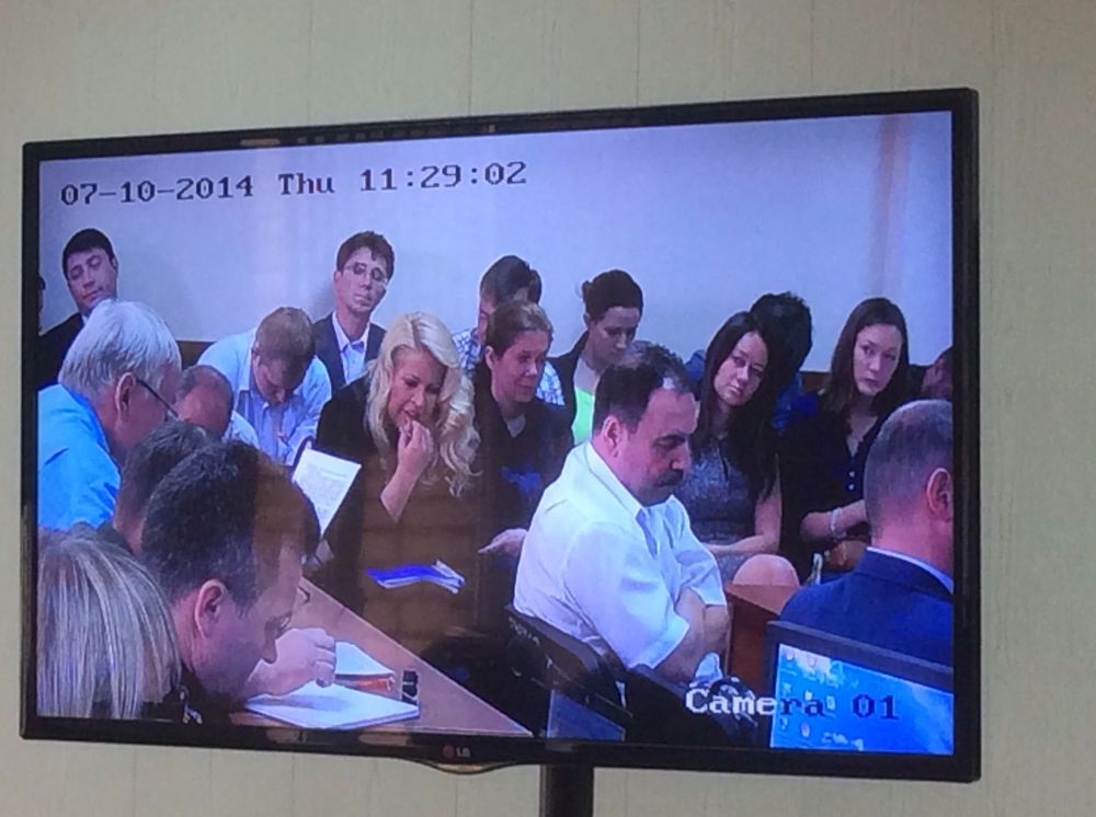 Евгения Васильева едва не заснула в зале суда