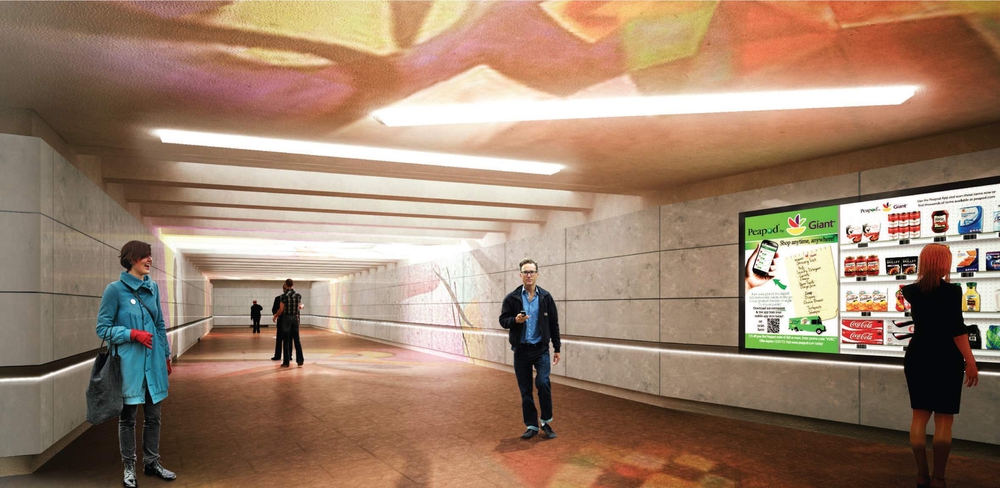 Дизайн-проекты вестибюлей станций и подземных переходов метро