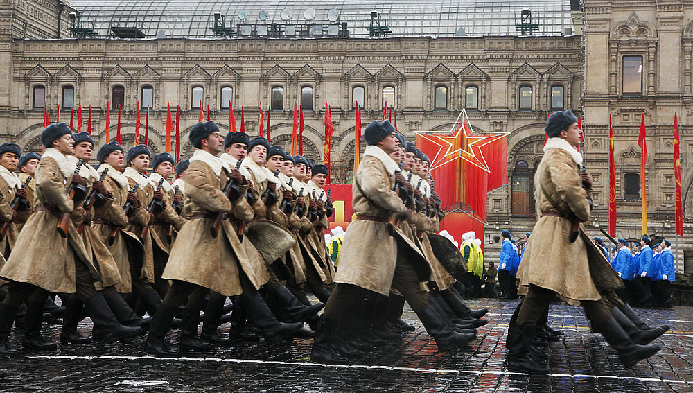 7 ноября 2014 года. Торжественный парад на Красной площади 