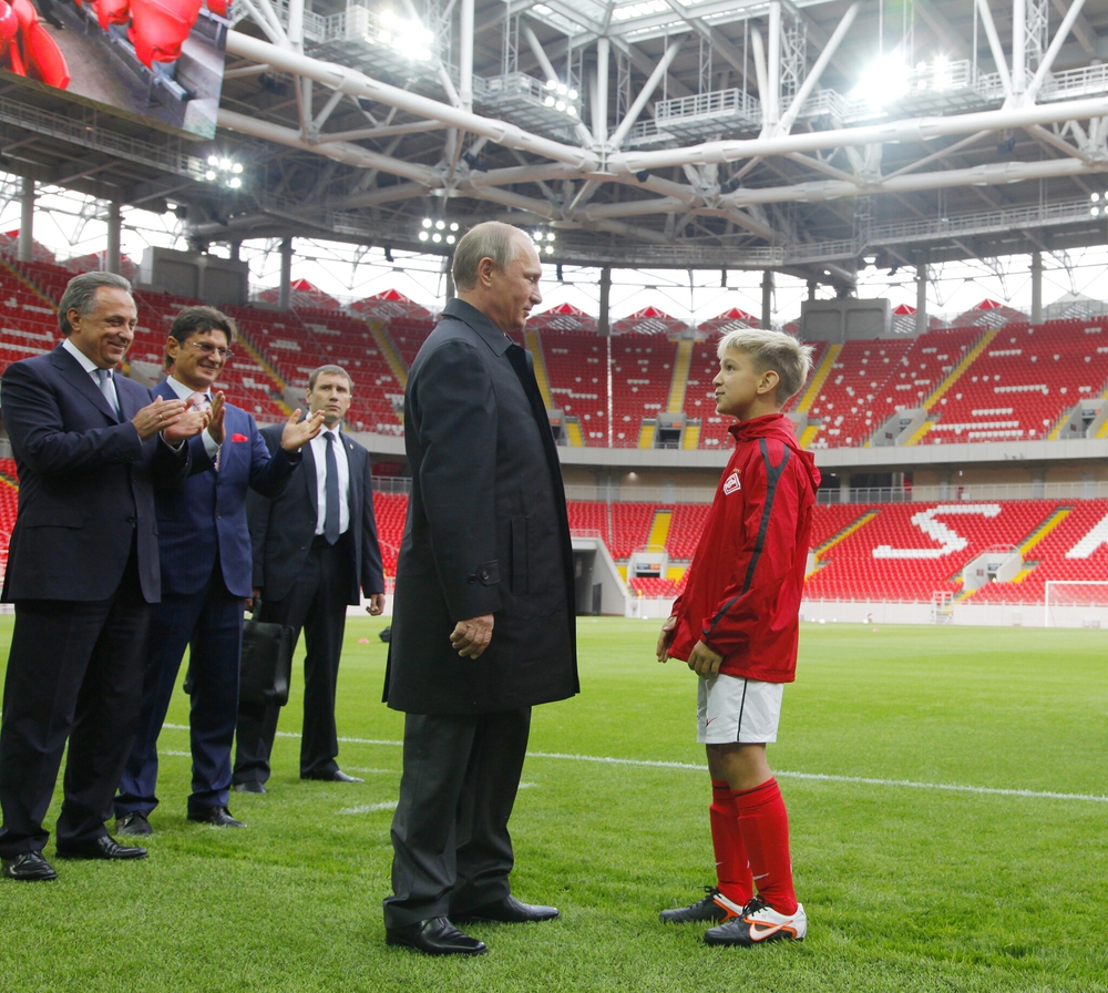 Путин посетил стадион «Спартак Арена»