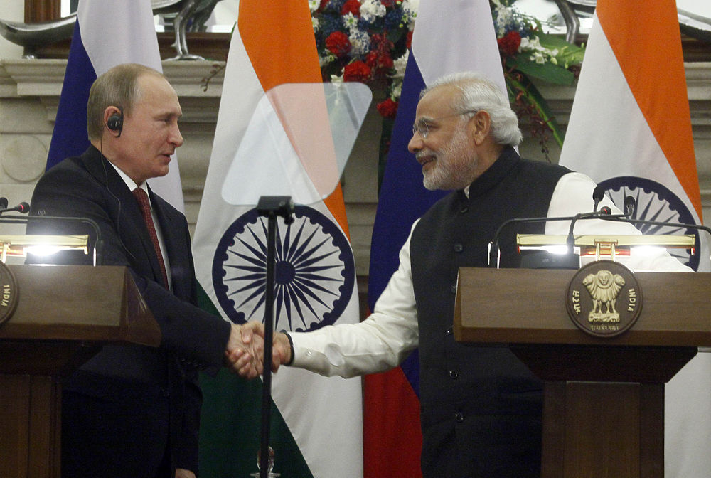 Официальный визит Владимира Путина в Индию."Россия- наш самый близкий друг!" 