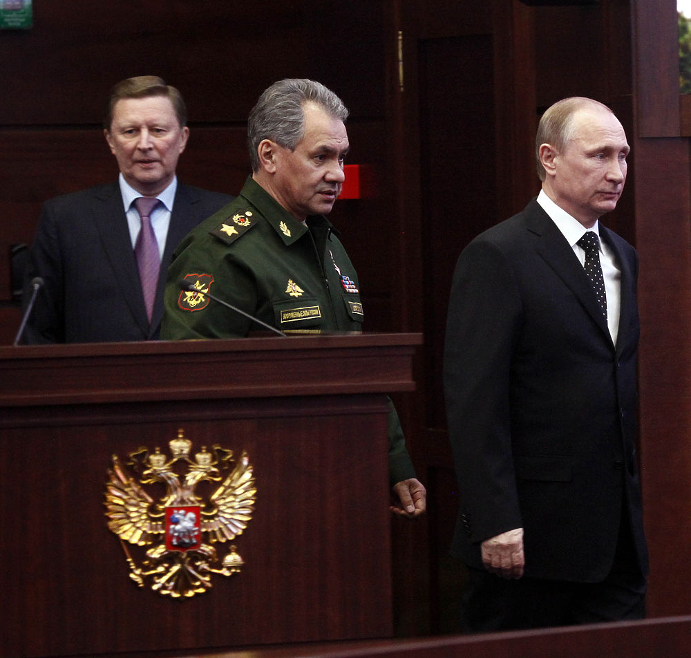 Визит Владимира Путина в Национальный центр обороны