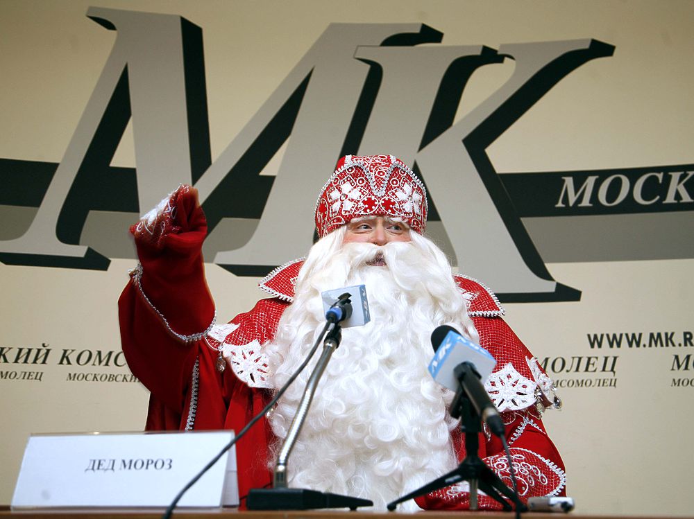 Дед Мороз в гостях у «МК»