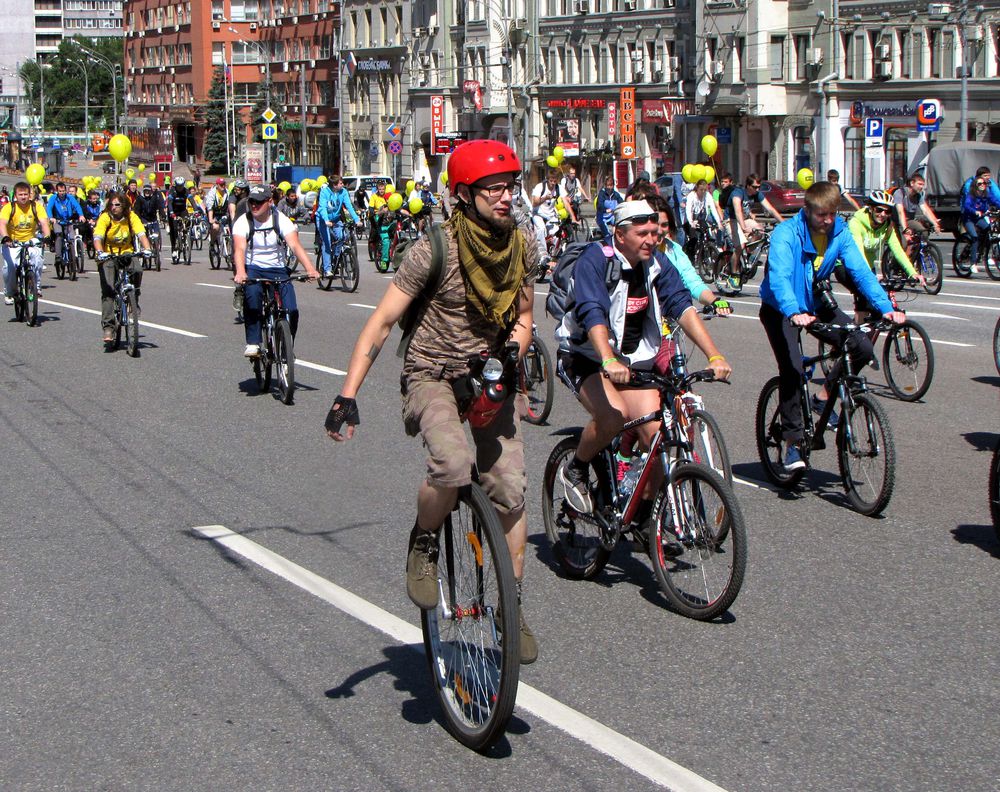 29 июня в Москве состоялся велопробег